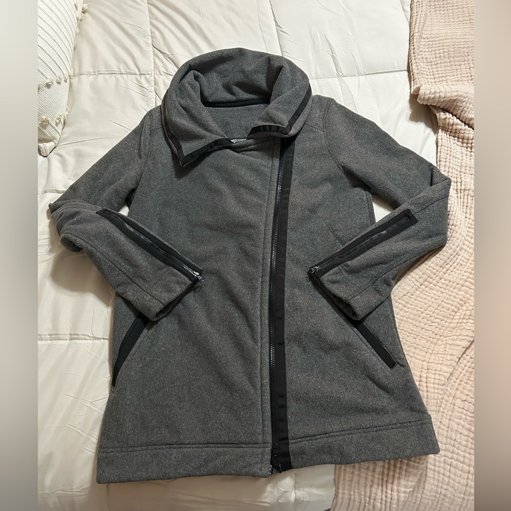 lululemon athletica Gray Jacket with Black Accents